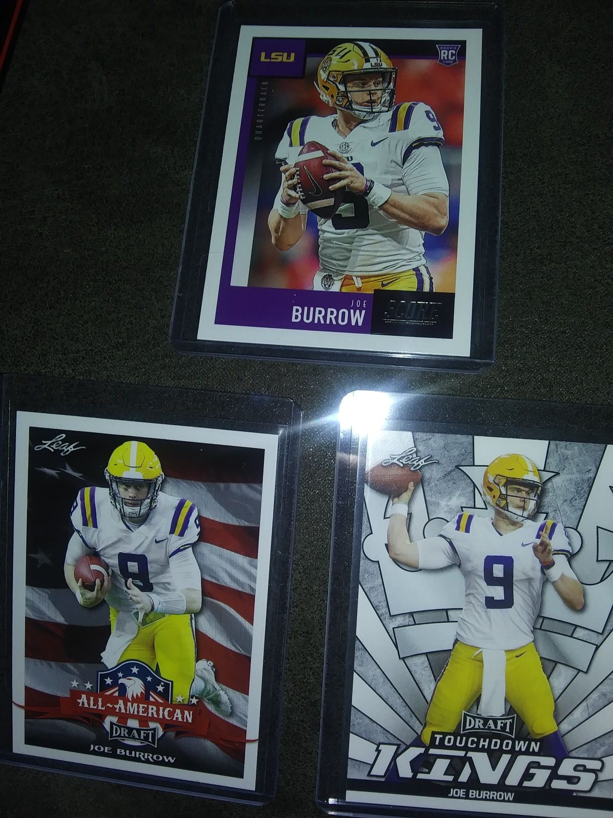 Joe Burrow lot including rookie card