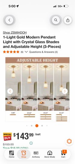 Brand New Pendant light