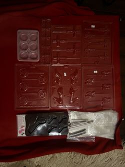 Candy/ chocolate lolly pop molds and bags
