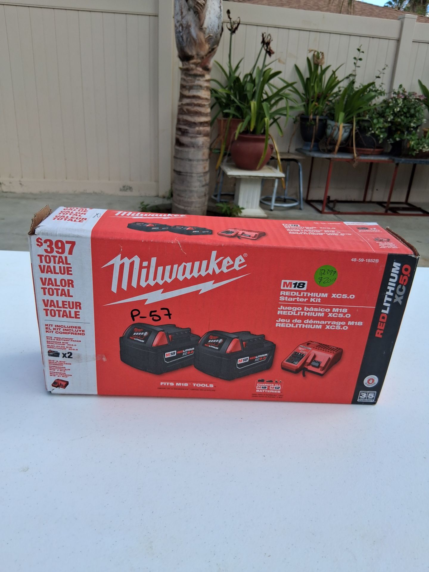 Milwaukee M18 REDLITHUM XC5.0 STARTER KIT