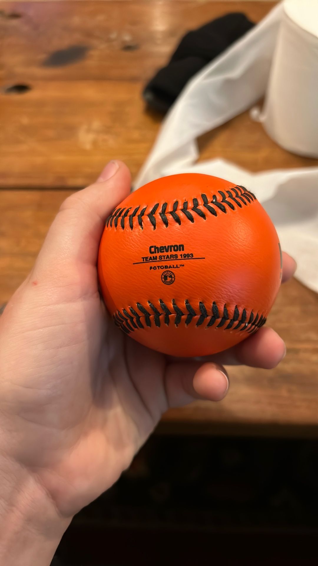 Vintage 1993 Used In Professional Baseball Games Baseballs Comes With Baseball holder