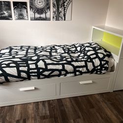 IKEA Brimnes Day Bed With Head Board
