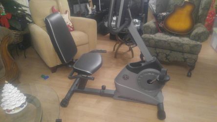 GOLDS GYM BIKE HARDLY USED . JUST LIKE BRAND NEW.