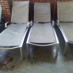 Patio Adjustable Pool Chairs