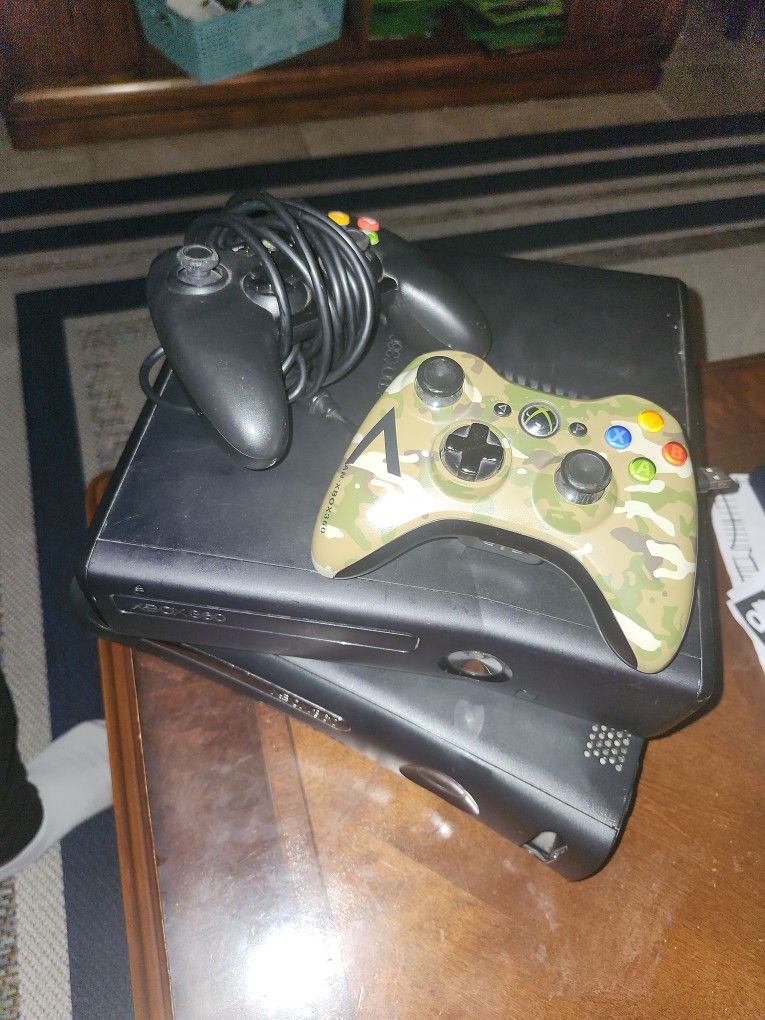 Two Xbox 360