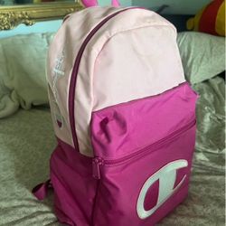 Pink Champion backpack
