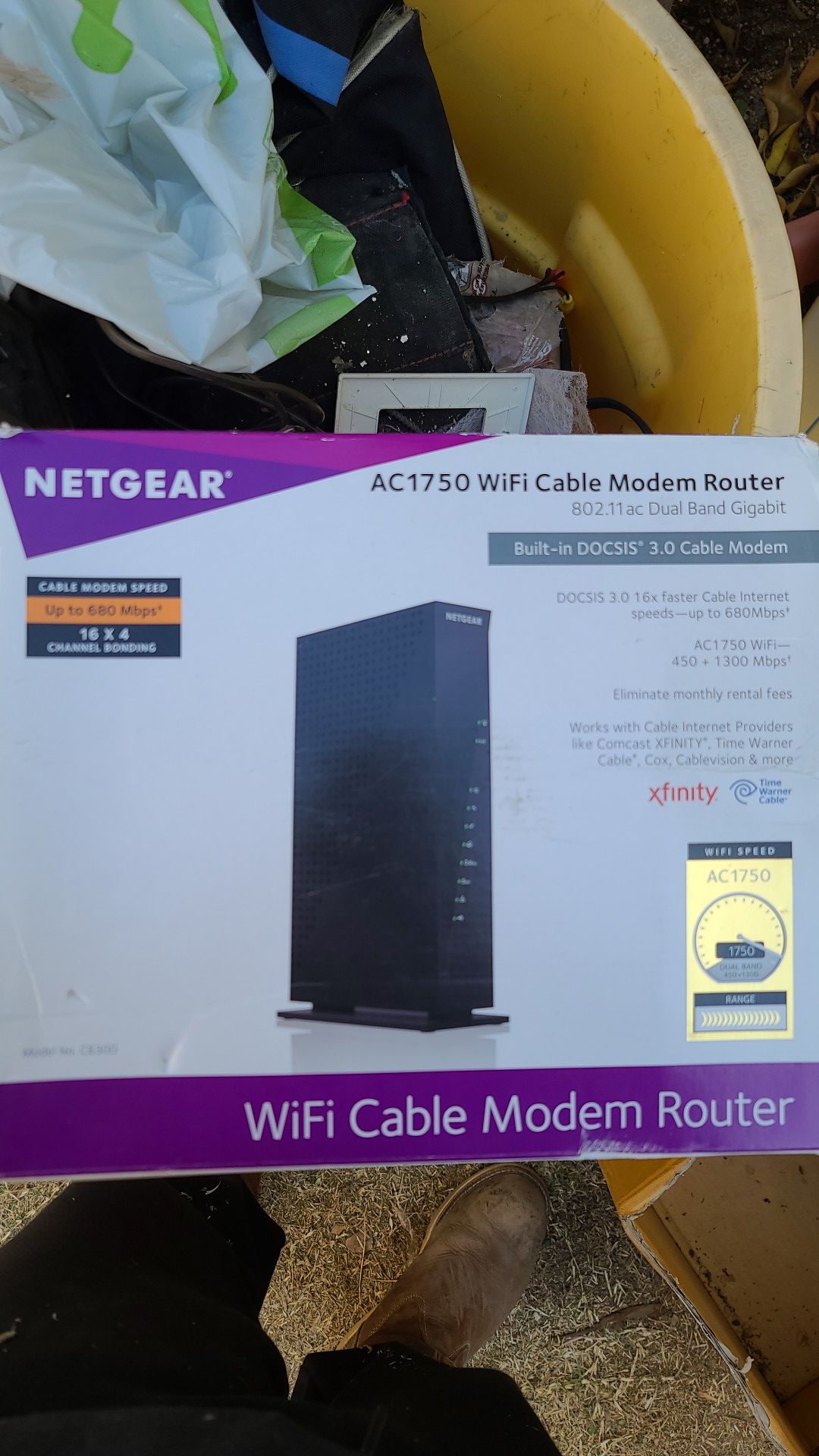 Netgear ac1750 wifi cable modem router 802.11 ac dual band