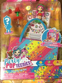 Lot of 2 Party Popteenies Party POP Gift Bag & Balloon Surprise
