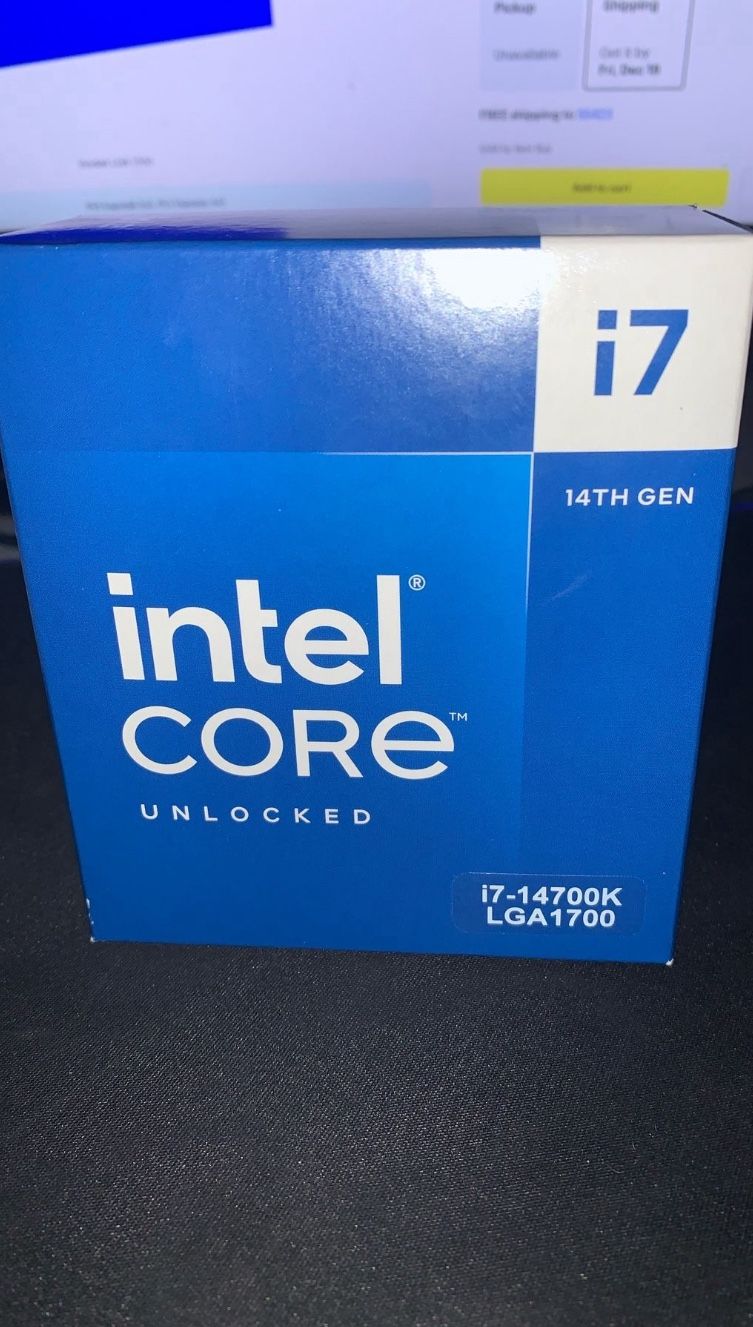 Intel i7 14700K 14th Gen