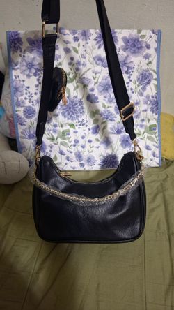 Black cross body bag