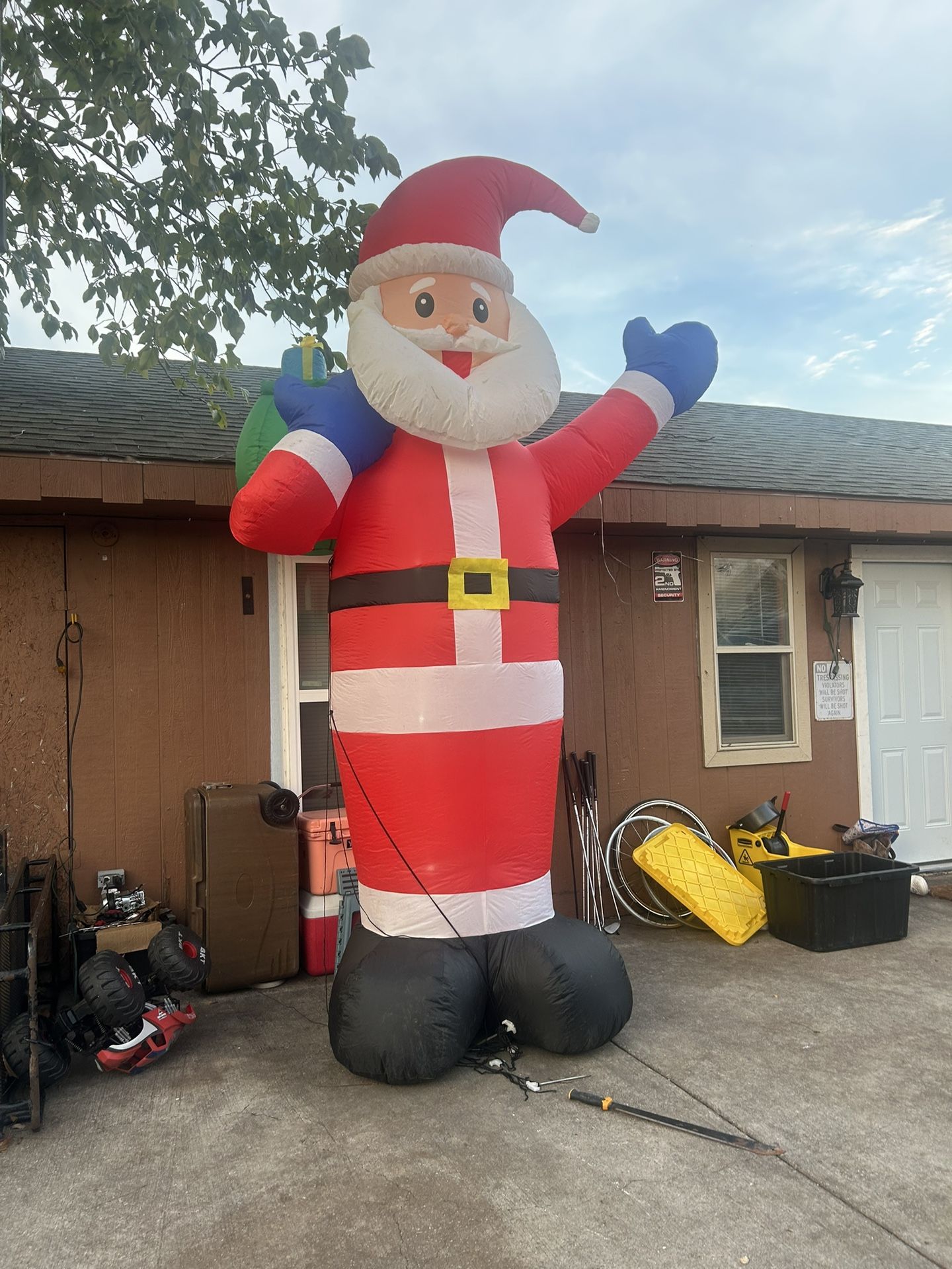 Santa Blow Up .12 Ft