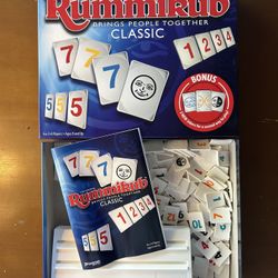Game - Betcha Can’t, Rummikub, Jurassic Park Dominoes, Money Bags
