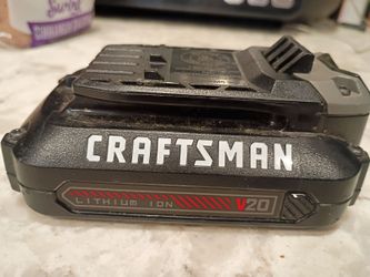 CRAFTSMAN V20 20V Lithium Ion Battery - Tested & Working