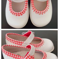 NEW Leather  girls' shoes Size 5.5