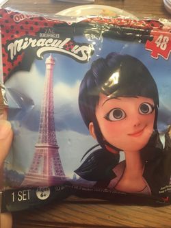 Miraculous ladybug puzzle! Used once. All pieces there