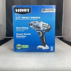 HART HPIW01 1/2" Impact Wrench (Tool Only) - Brand New