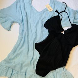 Women’s One Piece Swimsuit And Cover-Up