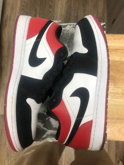 AIR JORDAN 1 LOW SE WHITE/BLACK/VARSITY RED $75
