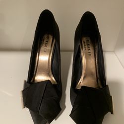 Ted Baker Black Satin Heels