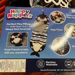 Snuggles Happy Nappers Kids Play Pillow Sleeping Bag