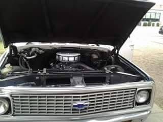 Chevy C-10 white long bed
