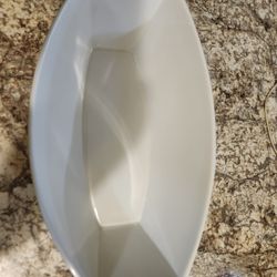 White Serving Bowl