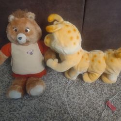 Teddy Ruxpin And Grubby 1985 Working