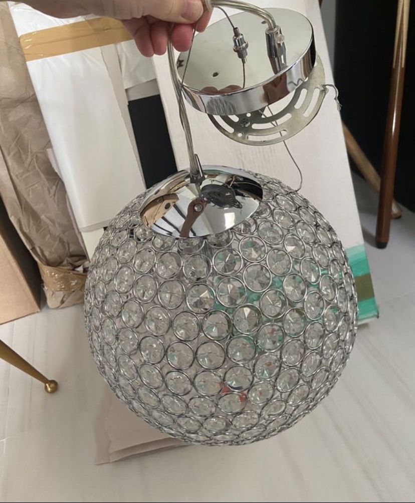 Crystal light fixture