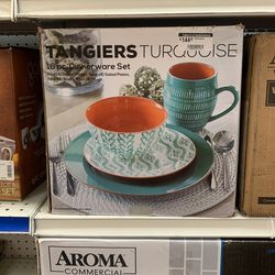Tangiers Turquoise 16 Pc Dinnerware Set