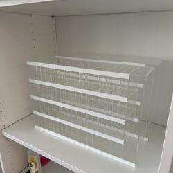 2 acrylic marker storage containers