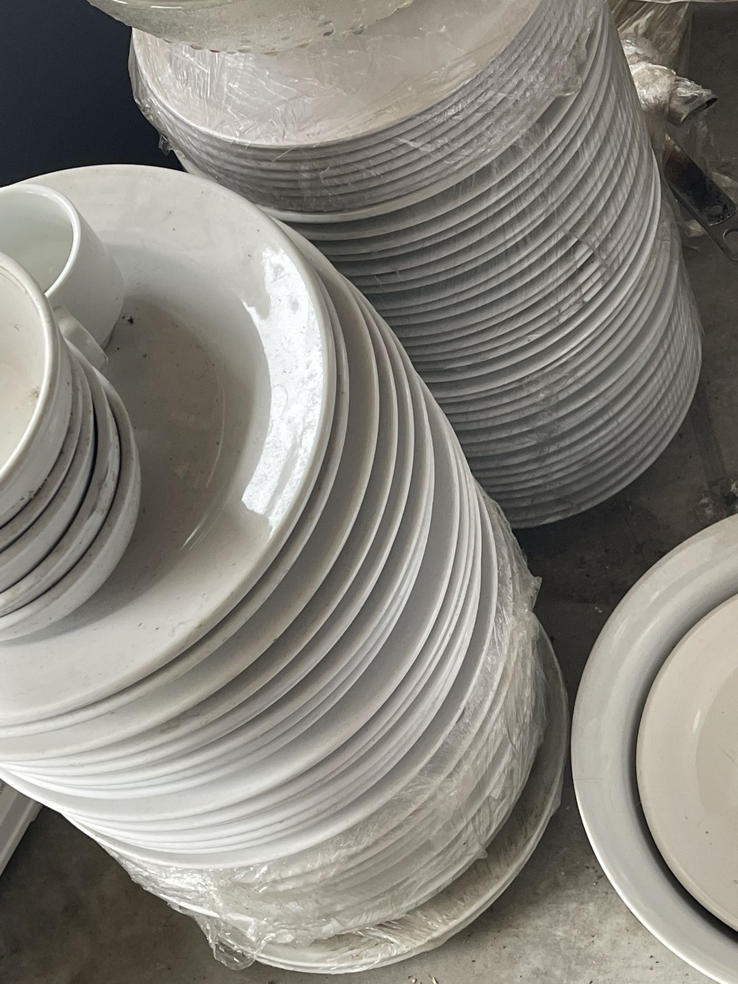 Numerous Restaurant Dishes
