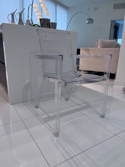 Deauville Clear Armchairs by Christopher Pillet, 2 Available, $50 Each