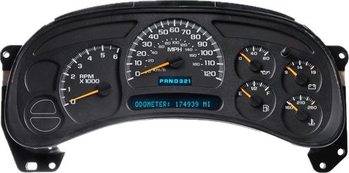 True Plug-and-Play Instrument Cluster Works in 2003–2006 Chevy Silverado Tahoe