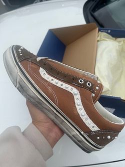VANS OLD SKOOL LX 36 PEARLIZED COCOA BROWN SIZE 9M