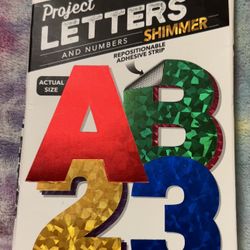 Project Letters And Numbers Arts And Crafts Shimmer 