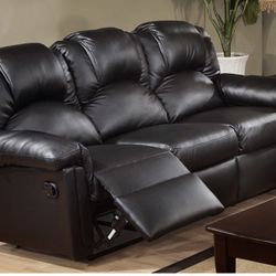 ‼️Sale‼️3PC Izem Leather Recliner Living Room Set 