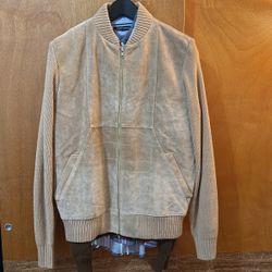 Men’s Genuine Leather Jacket Size M