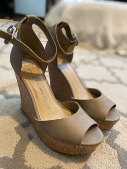 Size 8 nude wedges