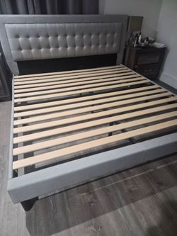 King frame bed