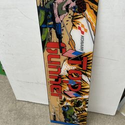 Original Top Gunner Konami Arcade Video Game Marquee 