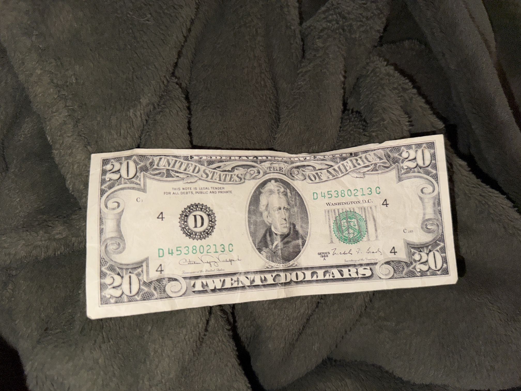 Rare 1981 $20 Bill