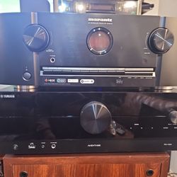 Marantz &yamaha Receiver  8k Both Units In Perfectly Working Condition  Come With Remote  Control 
