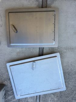 Stainless Steal BBQ Cabinet Doors