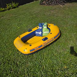 Small inflatable kids boat