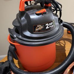 Armor All 2hp Wet Dry Peak Vacuum 