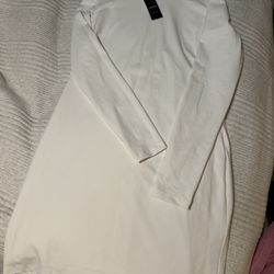  NEW! Bebe White Bodycon Dress