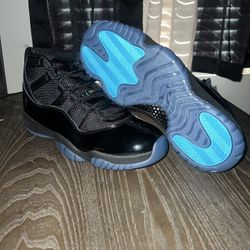 Jordan Air Jordan 11 Retro Gamma Blue High Top Patent Leather Athletic Shoes