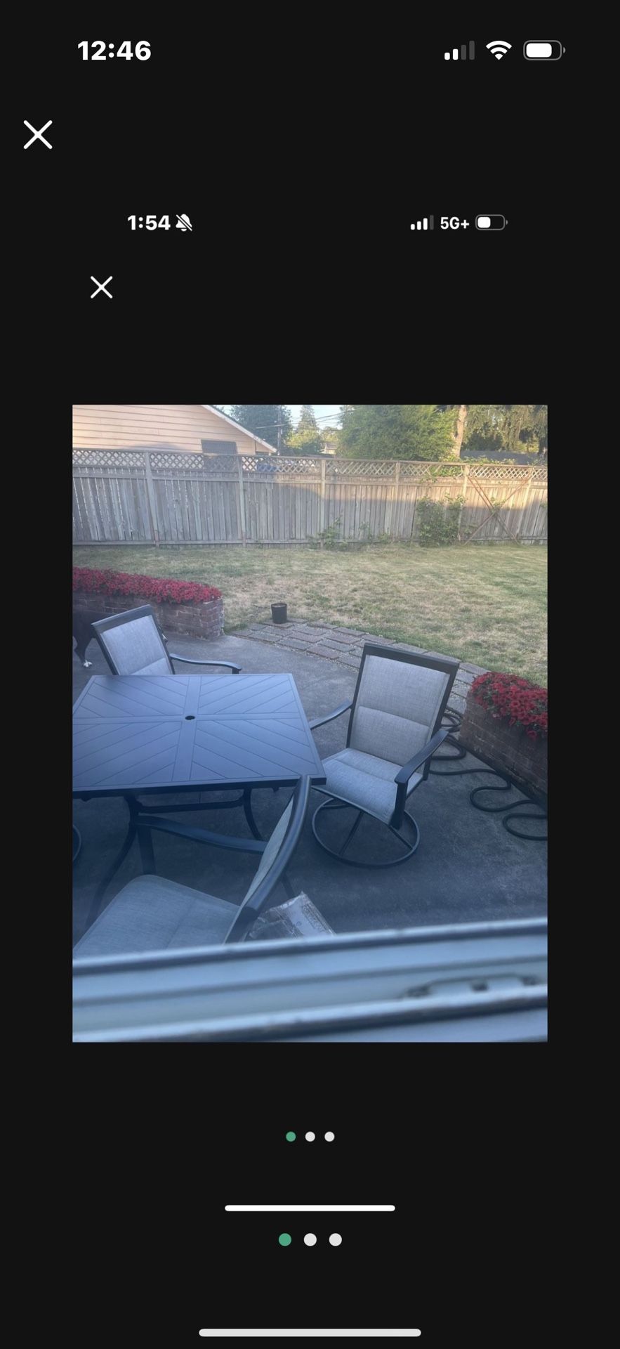 Patio Set 5 Piece