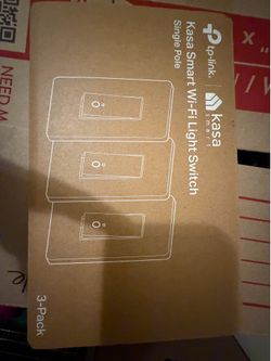 TP-Link Kasa Smart Wi-Fi Light Switch, 3-Pack