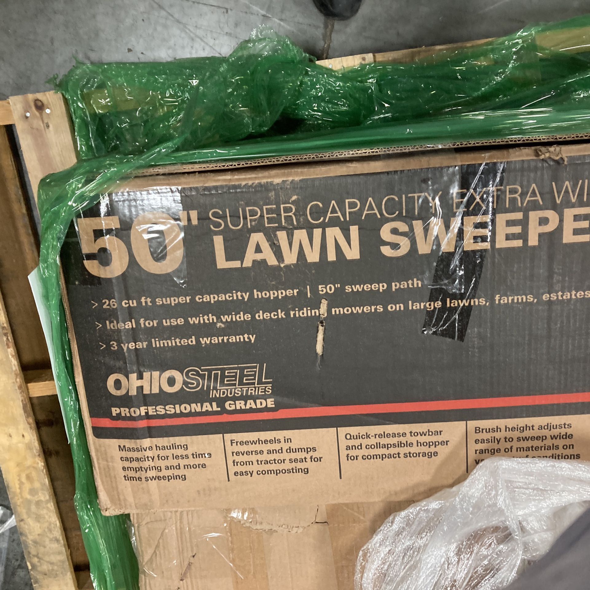 50 Inch Lawn Sweeper By Ohio Steel